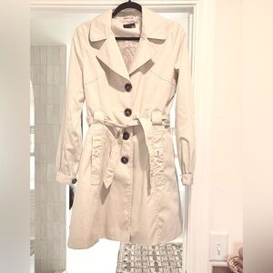 H&M Beige Trench Coat with Belt